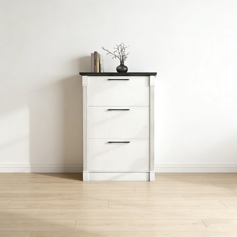 Armoire à chaussures Farmhouse avec colonnes romaines