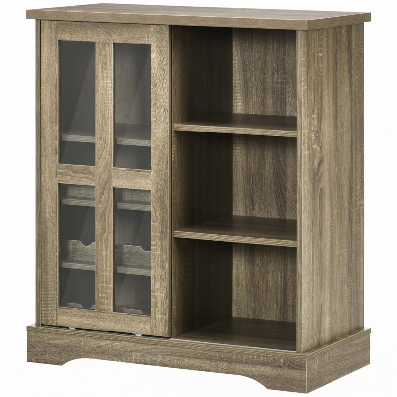 Buffet 36 "avec porte coulissante et armoire à vin