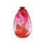 Artemis European Art Glass Vase Ruby