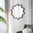 Wooden Accent Mirror with Unique Frame