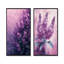 Lilas ombres en minimalisme monochrome I - art mural floral 2 pièces-41447462-41447464