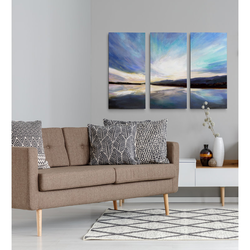 « salt flats i », impression multi-pièces sur toile, H 24 po x l 36 po x P 1,5 po