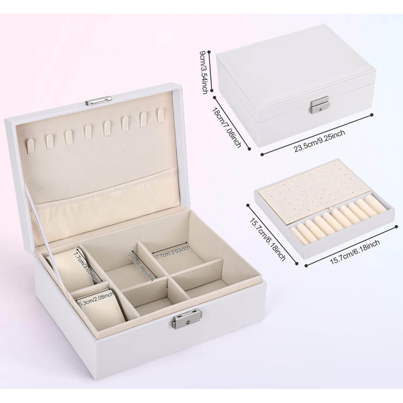 Jewellery Box +, White