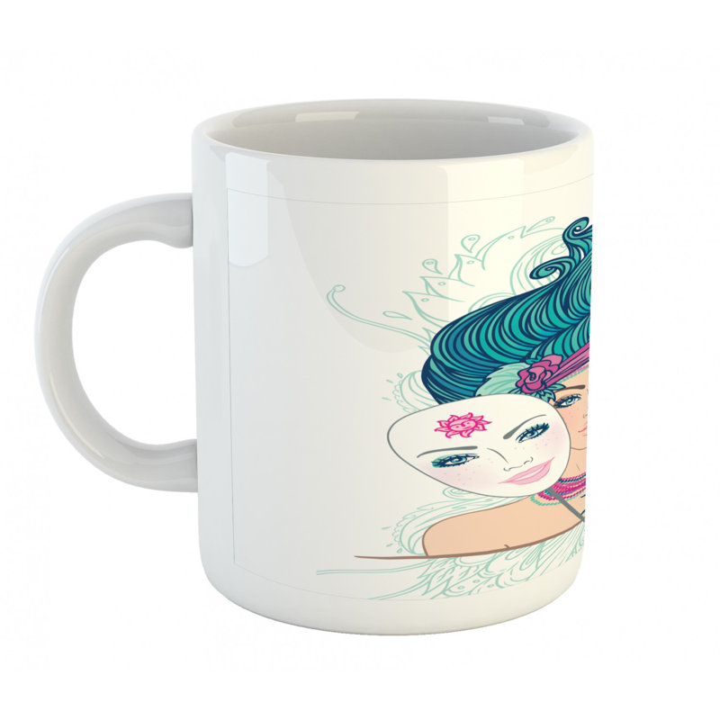 Grande tasse à café zodiac gemini