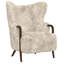 Cream Wingback Accent Chair-1573828099