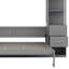 Lit escamotable avec tablettes, tiroirs et DEL Murphy-2045247347-2045247346