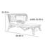 Chaise naturelle tissée à la main-2144443213