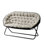 Causeuse en microfibre / microsuède de 56 po