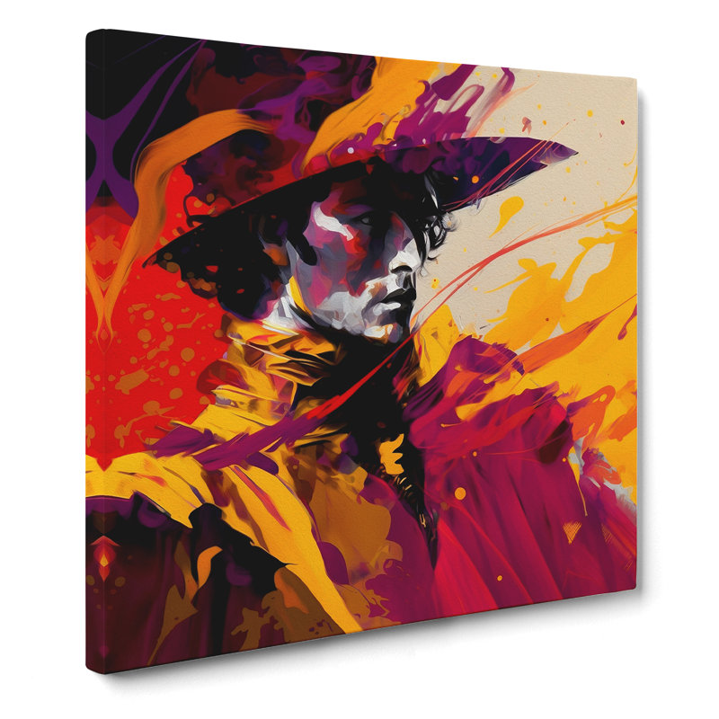 Matador Abstract Expressionism - Wrapped Canvas