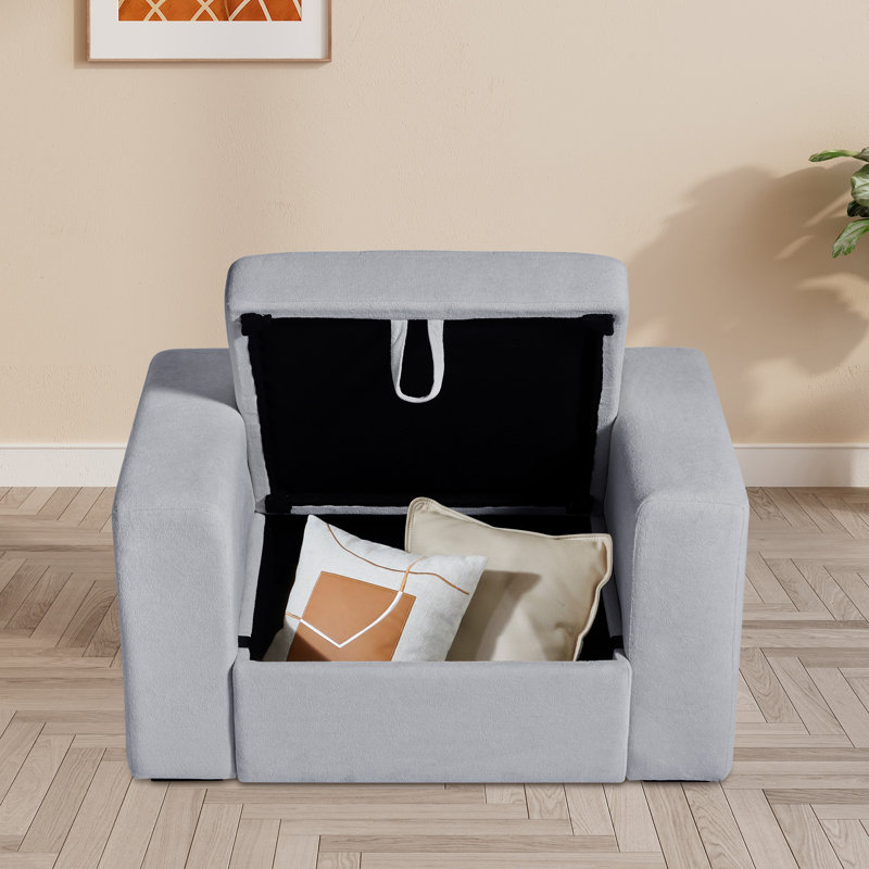 Canapé 46,65 po, Boucle gris