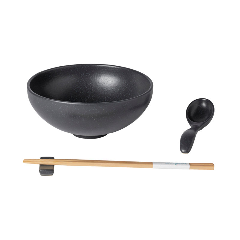 Ensemble de bols Casafina Pacifica Ramen, Gris graine