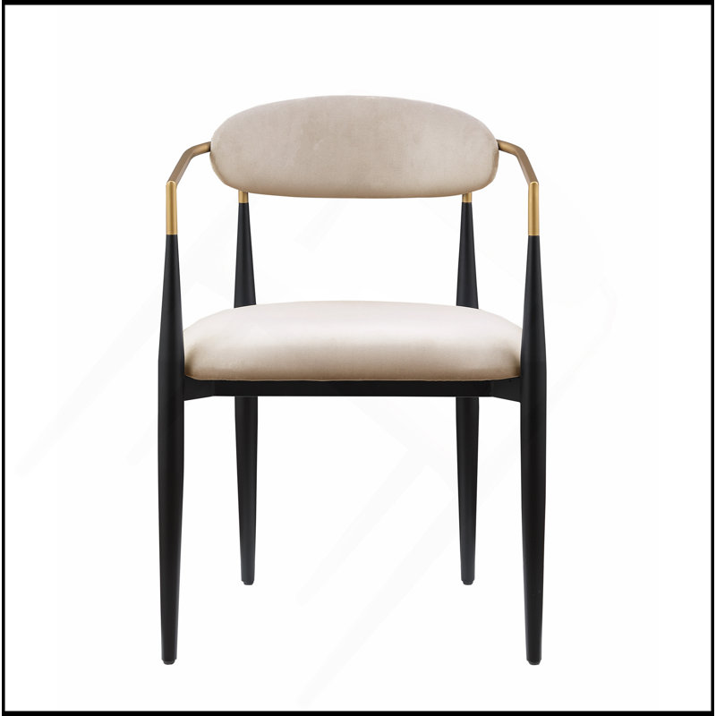 Ensemble de chaises rembourrées 2 pièces, Taupe