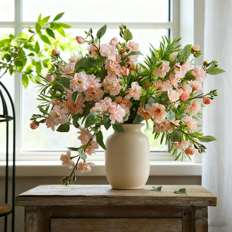3 pièces de camélia artificiel, camélia rose clair de 15,74 po, fleur simulée pour la décoration du centre de la table à manger, la décoration de mariage, la maison et le bureau