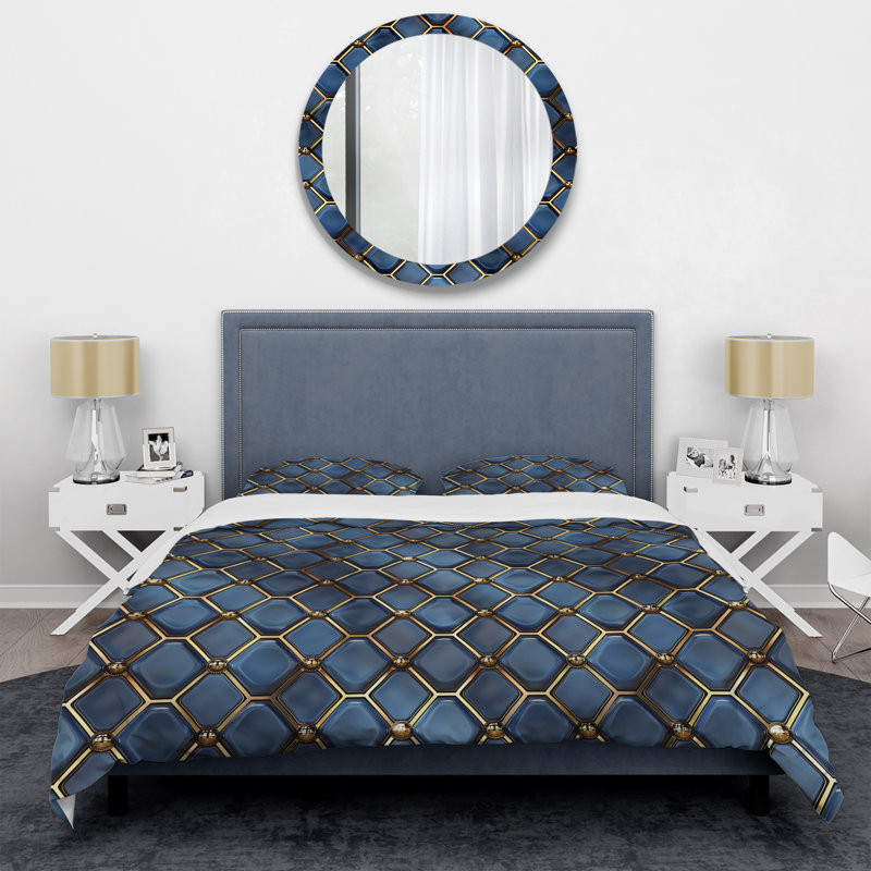 Ensemble de housse de couette Modern, Housse de couette très grand + 2 très grandes ta