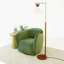 Chaise pivotante Renee, velours