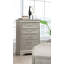 Mobilier de chambre à coucher à 5 tiroirs avec commode haute moderne en bois massif à texture de crocodile en bois-1011596793