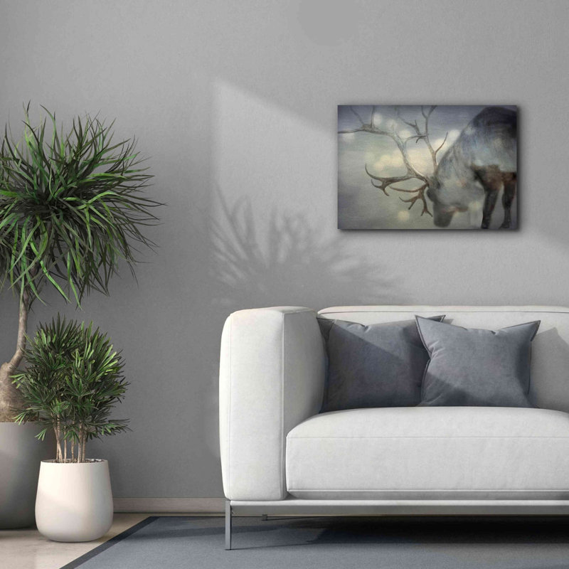 «If On A Winters Night» par Keri Bevan, estampe numérique sur toile, H 18 po x l 26 po x P 0,75 po