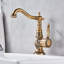 Basin Mixer Tap Mono Bathroom Sink 360° Swivel Spout Single Lever Antique Brass