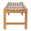 Ellie-Maye Solid Wood Teak Outdoor Bench