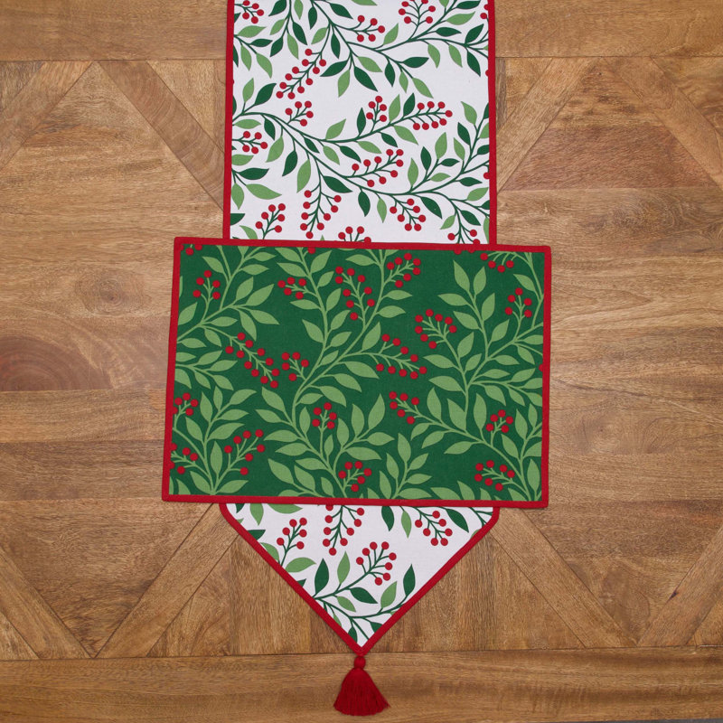 Ensemble de 6 napperons Berry Botanical Christmas