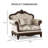 Barbato 48.5''W Tufted Chair with Damask Pattern-514335622