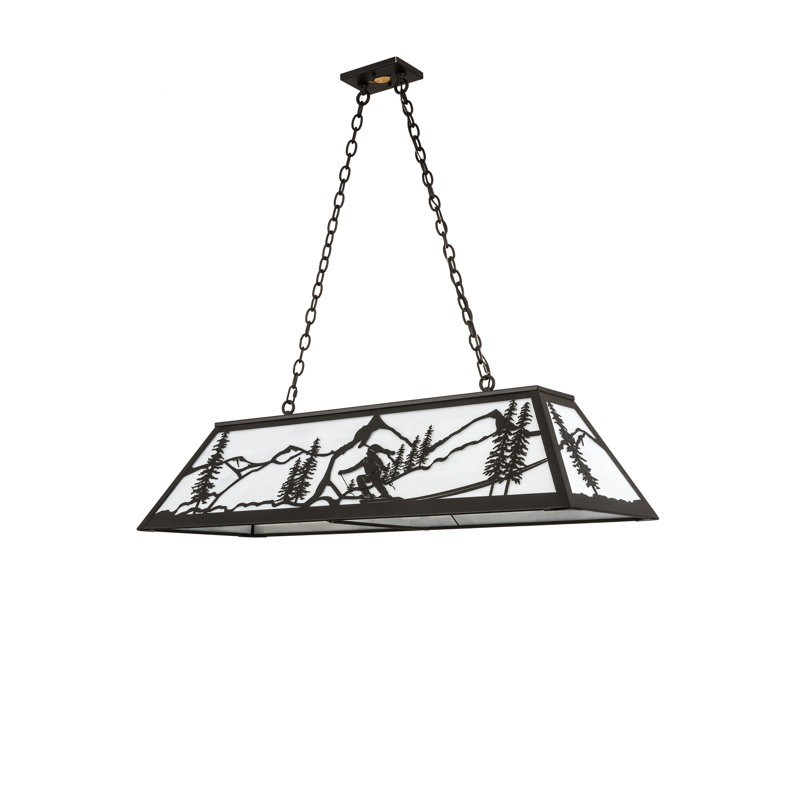 Luminaire suspendu oblong 48 po Old Forge