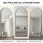 Miroir de plancher en bois massif Taziyah-543743126-536891128