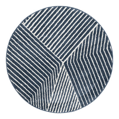 Latitude Run® Orkla Nikolis Rug Blue