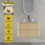 Meuble-lavabo mural 30 po avec 2 portes à fermeture douce