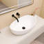 Lavabo de salle de bain à poser 26 "à poser en forme de Yuan unique (Lingot)