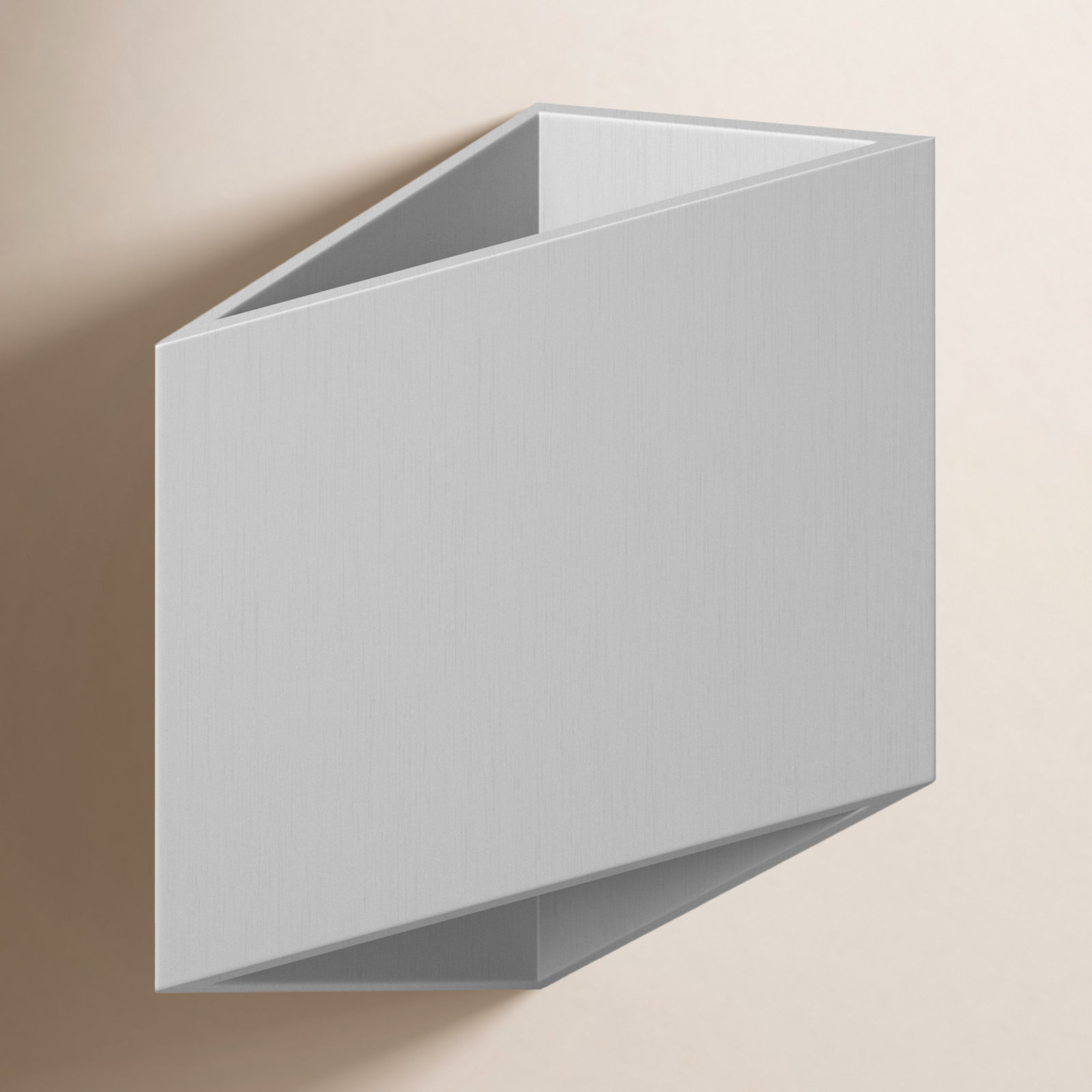 Replay 2-Light Outdoor Armed Sconce, Satin Aluminum