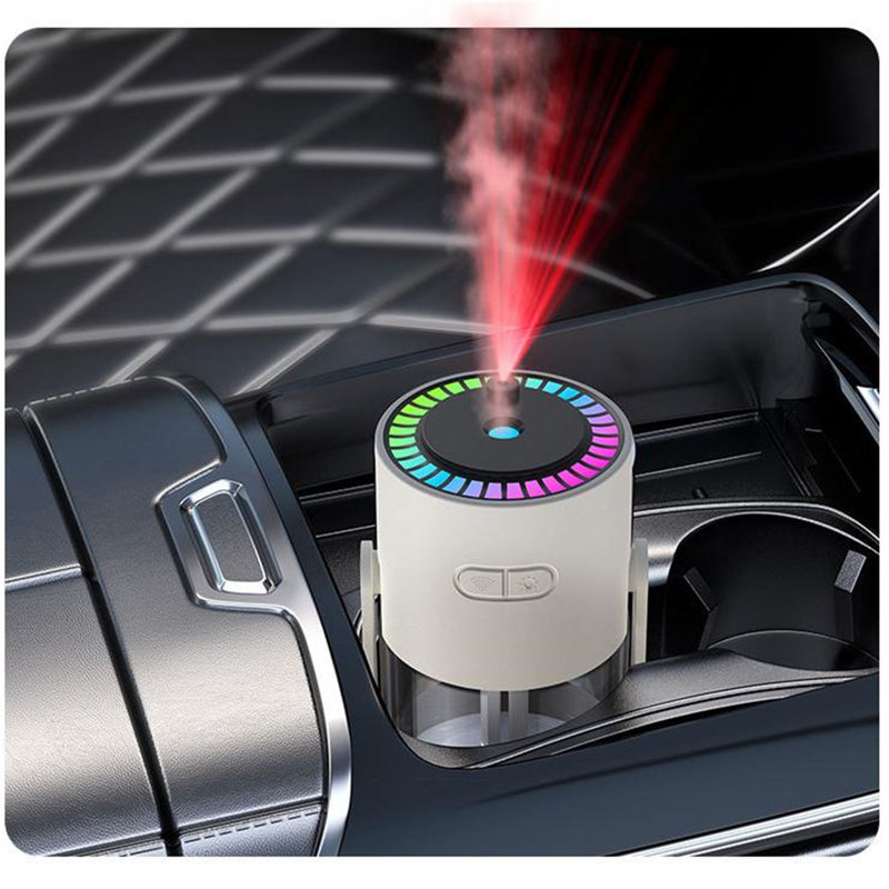 Humidificateur 2-en-1 et projecteur de nuit avec petites veilleuses et projecteurs d'étoiles, White