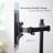 Black Height Adjustable VESA Adapter