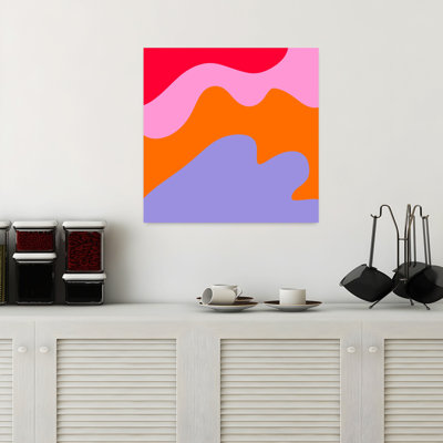 Art contemporain, art abstrait abstrait et coloré