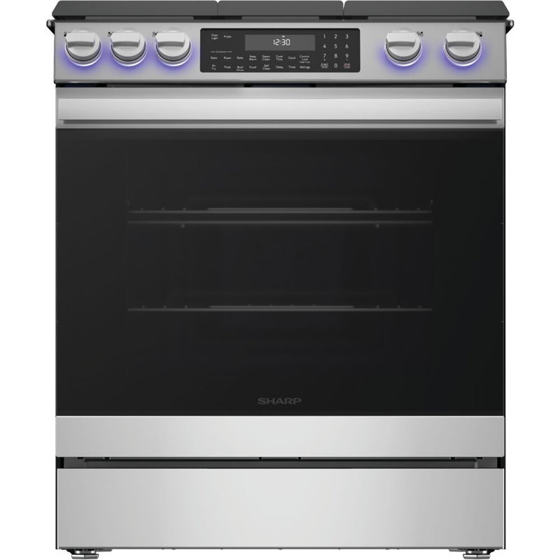 Sharp 30" 6.1 Cubic Feet Slide-In Range