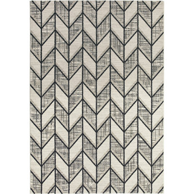 Capri Geometric 133cm X 195cm Area Rug