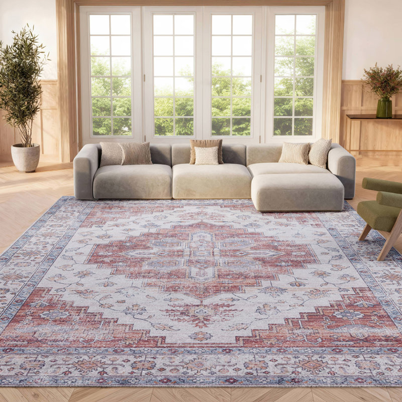Tucson Performance Machine Washable Oriental Rug, Rectangle 8' x 10'