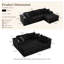 4 Seater Velvet Sofa-1993092348