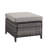 Deb 31" W Wicker Swivel Glider Chair with Ottoman and Cushions (Set of 2)-833917349