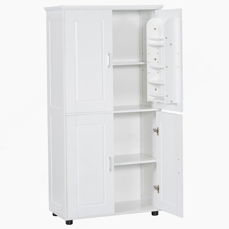 Armoire de rangement haute avec portes