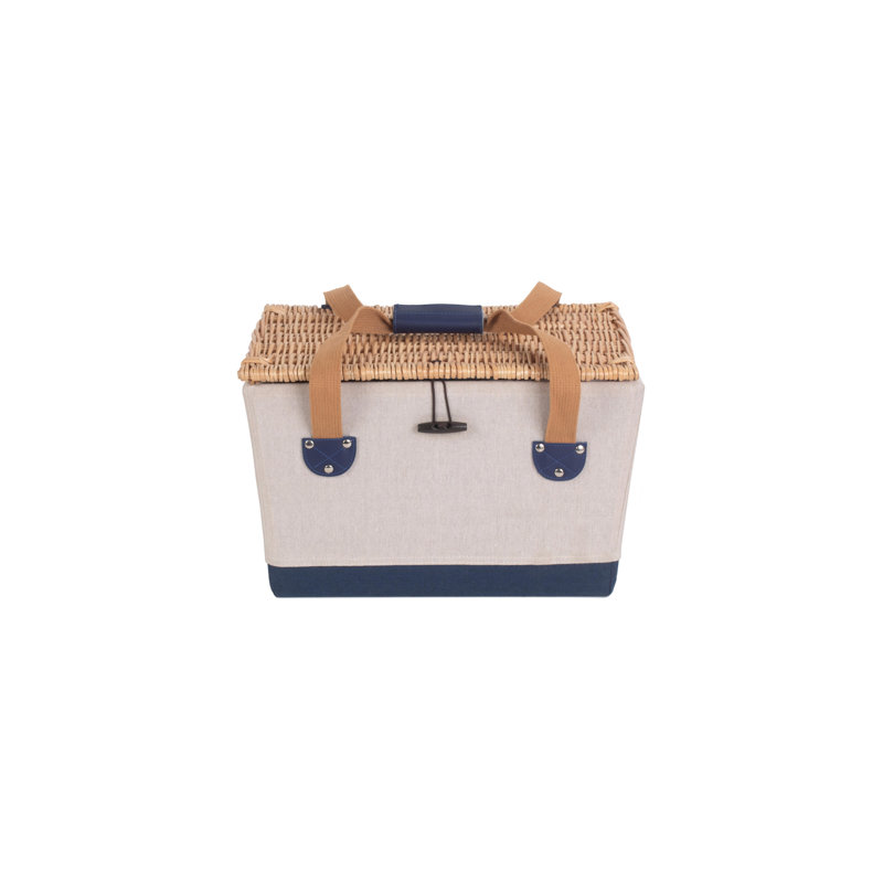 2 Person Nautical Theme Fitted Picnic Hamper
