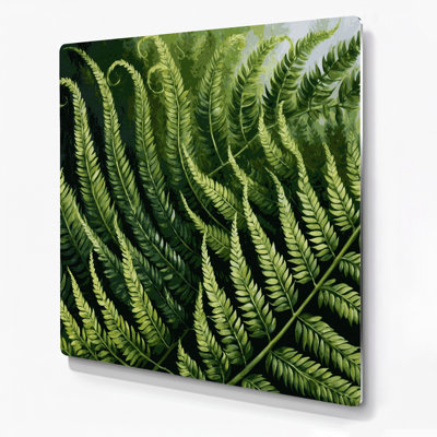 Art mural en métal Botanical Christmas Fern