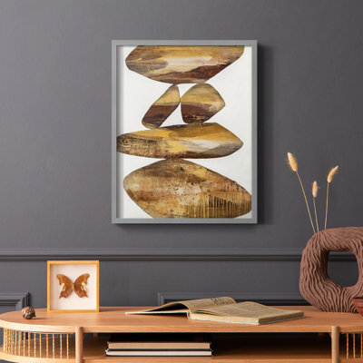 Rocks I Framed Print - Solid Wood