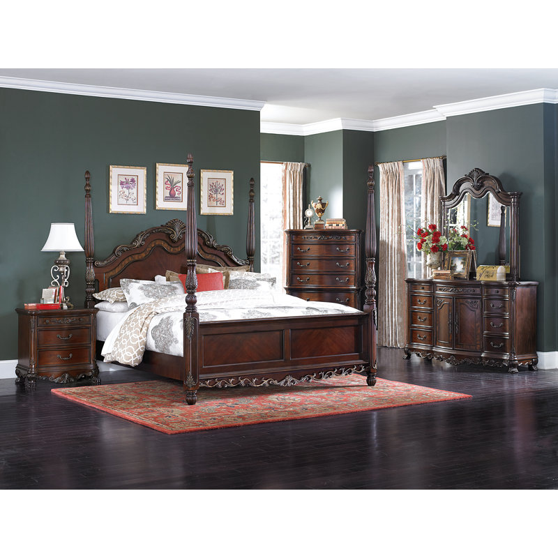 Ceja Solid Wood Piece Bedroom Set
