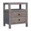 Table de chevet 2 tiroirs Acid Wash