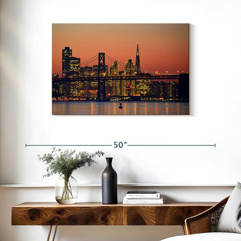«Sirci Vibrant», horizon de San Francisco, H 24 po x l 36 po