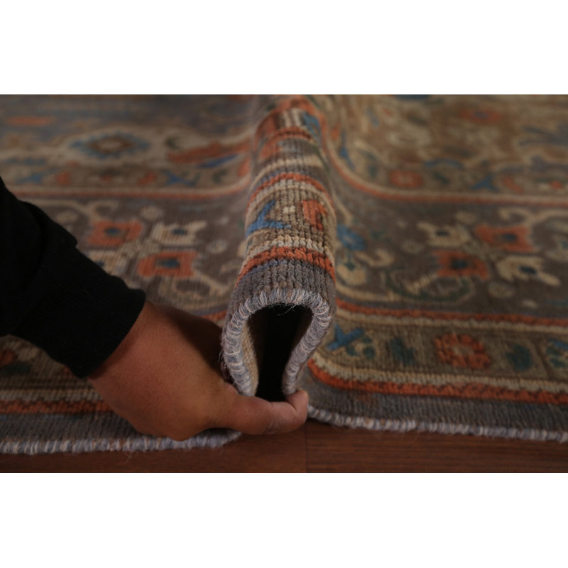 Tapis traditionnel géométrique rétro 10 x 13