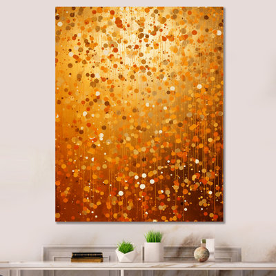 Dot Sunset Reverie I - Abstract Collages Wall Art