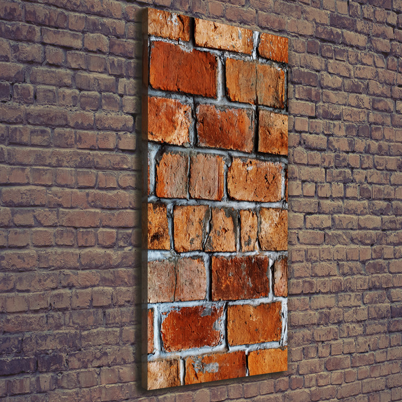 Brick Wall - Wrapped Canvas Print
