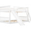 Lit double superposé blanc avec - pratique pour les familles